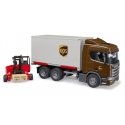 BRUDER SCANIA Super 560R UPS Logistics Truck BRUDER SCANIA Super 560R UPS Logistics Truck