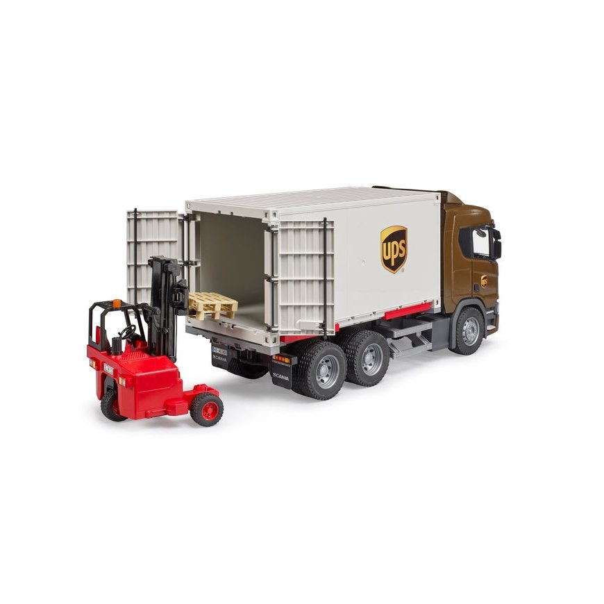 BRUDER SCANIA Super 560R UPS Logistics Truck – 4