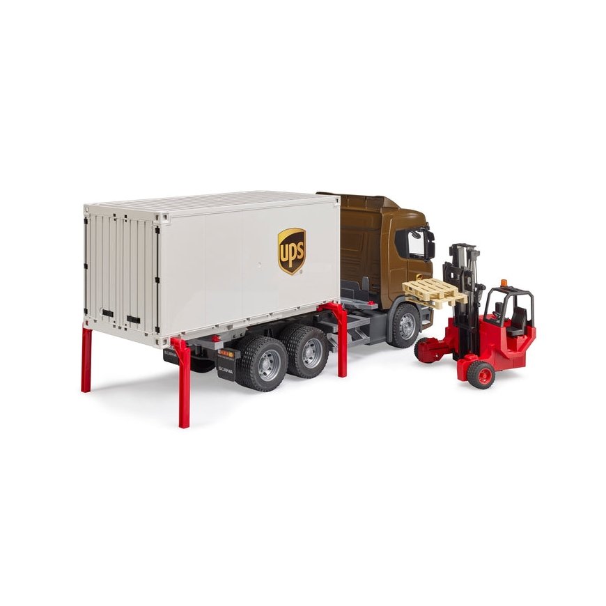 BRUDER SCANIA Super 560R UPS Logistics Truck – 5