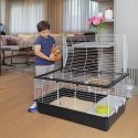 Ferplast Casita 100 Rabit Tumši pelēks, Balts Ferplast Casita 100 Rabit Tumši pelēks, Balts