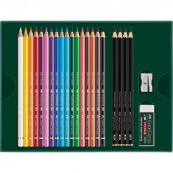Faber-Castell Polychromos & Pitt Graphite Matt Set Monivärinen 21 kpl