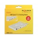 DeLOCK 87298 knyginių kompiuterių dokas / jungčių replikatorius USB 3.2 Gen 1 (3.1 Gen 1) Type-C Sid