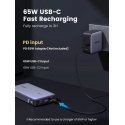 Ugreen 90597A ārējais akumulators 25000 mAh Pelēks