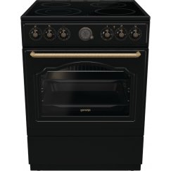 Gorenje GECS6B71CLB Freestanding cooker Electric Ceramic hob Black
