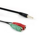 SBOX 35M-2X35F audiokaapeli 0,2 m 3.5mm 2 x 3.5mm musta SBOX 35M-2X35F audiokaapeli 0,2 m 3.5mm 2 x 3.5mm musta