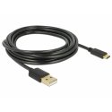 DeLOCK 85209 USB кабель USB 2.0 3 m USB A USB C Черный DeLOCK 85209 USB кабель USB 2.0 3 m USB A USB C Черный