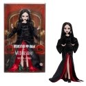 Monster High x Wednesday -keräilynukke, Morticia Addams mustassa samettileningissä