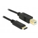 DeLOCK 2m, USB2.0-C/USB2.0-B USB-kaapeli USB B USB C musta DeLOCK 2m, USB2.0-C/USB2.0-B USB-kaapeli USB B USB C musta