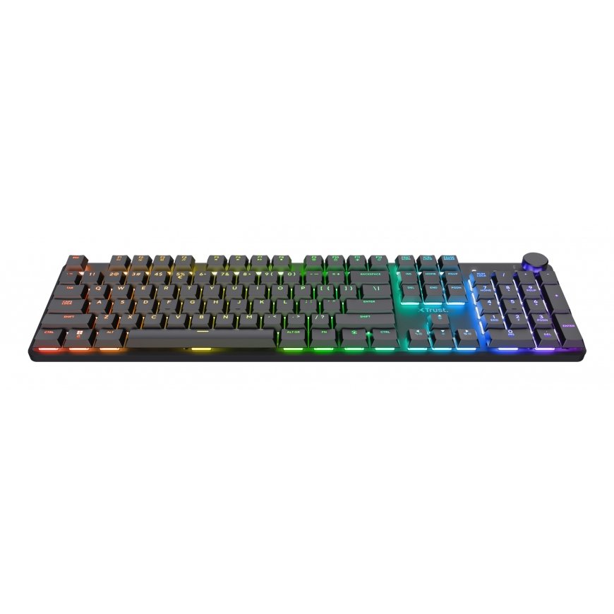 Trust GXT 868 Torix näppäimistö Pelaaminen USB + RF Wireless + Bluetooth QWERTY Englanti (US) musta – 2