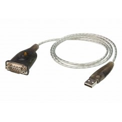 ATEN UC232A1-AT järjestikkaabel Must, Metallik 1 m USB tüüp A DB-9
