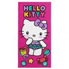 Sanrio Hello Kitty mikropluošto paplūdimio rankšluostis