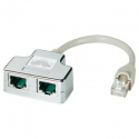 DATACOM "Y" adapteris STP CAT5E PC / PC+PC DATACOM "Y" adapteris STP CAT5E PC / PC+PC