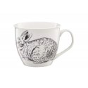 Rabbit Wild keraminis puodelis 550 ml AMBITION Rabbit Wild keraminis puodelis 550 ml AMBITION