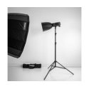 Video trikojis - Caruba Videostar 180 Pro 180cm 8kg slodze, Melna Video trikojis - Caruba Videostar 180 Pro 180cm 8kg slodze, Melna