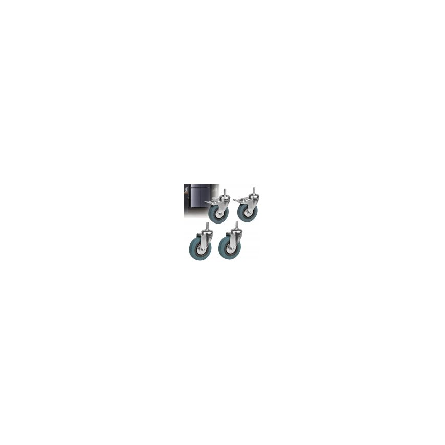 Table caster wheels with brake Spacetronik SPE-A02 M8 – 2