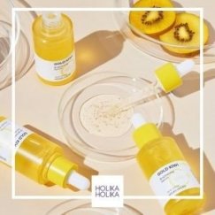 Valoittava kasvoöljyseerumi C-vitamiinilla | Holika Holika - Gold Kiwi Vita C+ Valoittava Seerumi, 45 ml
