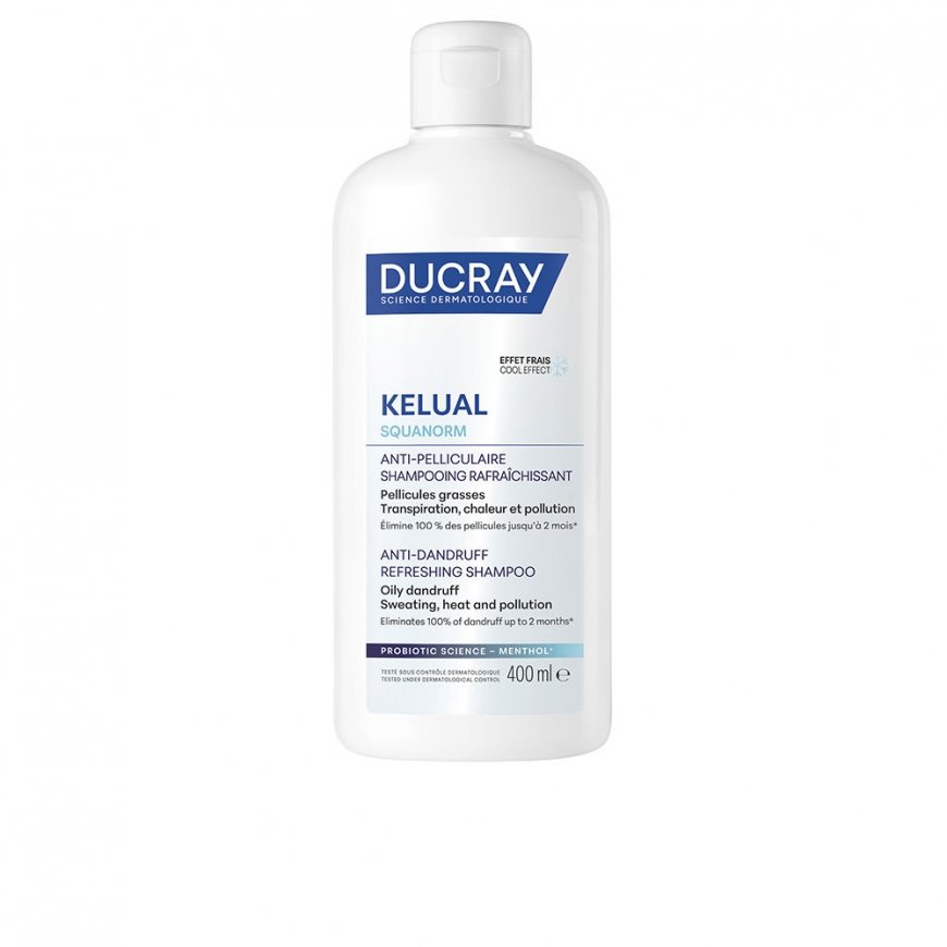 Ducray KELUAL SQUANORM refreshing anti-dandruff shampoo 400 ml