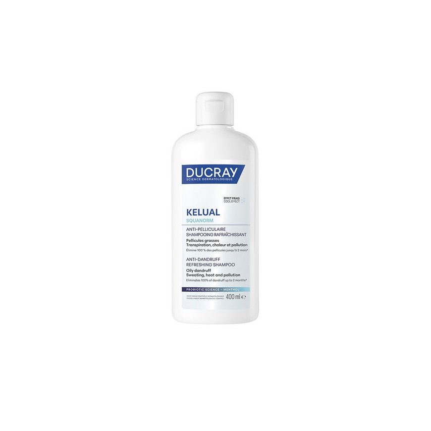 Ducray KELUAL SQUANORM värskendav kõõmavastane šampoon 400 ml – 2