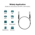 TP-Link TL-SM5220-1M InfiniBand un optiskās šķiedras kabelis SFP+ DAC Melns