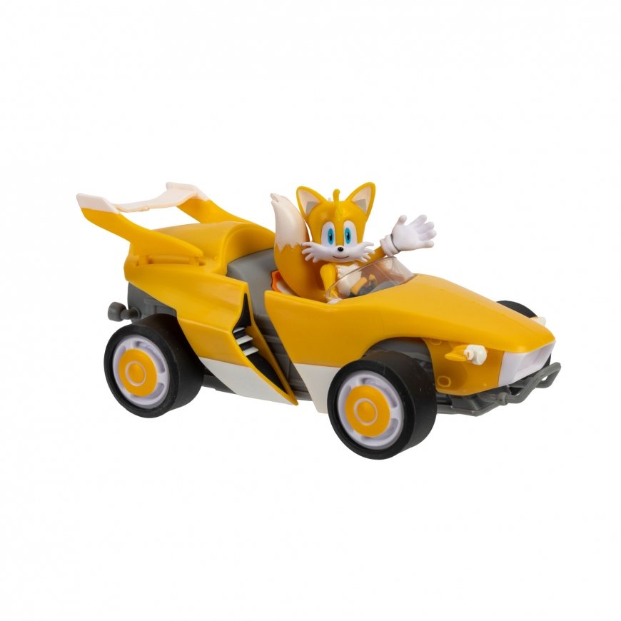 SONIC Hahmo ja pull-back-auto, 6,5 cm – 2