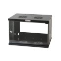 Techly Wall Rack Cabinet 19 6U D450 Black Assembled" I-CASE EL-1006B45 Techly Wall Rack Cabinet 19 6U D450 Black Assembled" I-CASE EL-1006B45