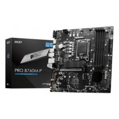 MSI PRO B760M-P mātes plate Intel B760 LGA 1700 mikro ATX