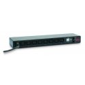 APC AP7920B toitejaotuskomponent (PDU) 8 vahelduvvoolu kontakt 0U/1U Must