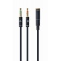Gembird !Adapter audio stereo 3.5mm mini Jack/4PIN/ audiokaabel 0,2 m 2 x 3.5mm Must Gembird !Adapter audio stereo 3.5mm mini Jack/4PIN/ audiokaabel 0,2 m 2 x 3.5mm Must