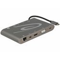 DeLOCK 87297 док-станция для ноутбука USB 3.2 Gen 2 (3.1 Gen 2) Type-C Серый