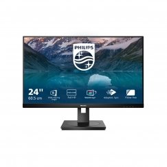 Philips S Line 242S9JML/00 monitori 61 cm (24") 1920 x 1080 pikseļi Full HD LCD Melns