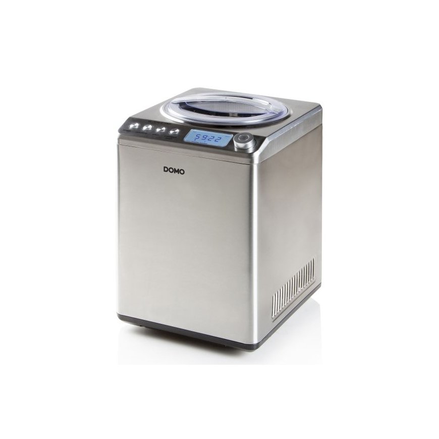 Domo DO9232I jäätelökone Jäätelökone-kompressori 2,5 L 250 W Ruostumaton teräs – 2