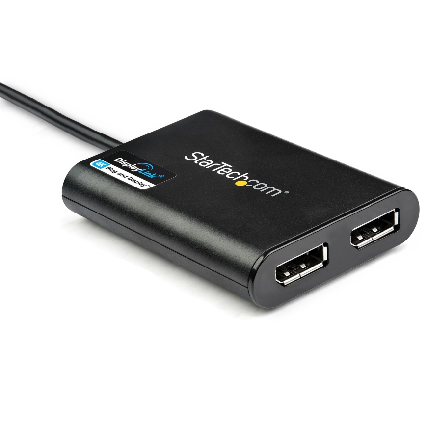 StarTech.com USB32DP24K60 USB grafiskais adapteris 4096 x 2160 pikseļi Melns – 2