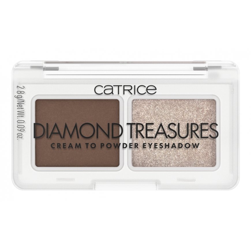 CATRICE Diamond Treasures Cream to Powder luomiväri 2,8 g 010 010 - Hazel Spark Matta