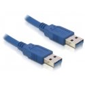DeLOCK USB 3.0-A male/male - 1m USB кабель USB A Синий