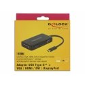 DeLOCK 63929 laptop dock/port replicator USB 2.0 Type-C Black DeLOCK 63929 laptop dock/port replicator USB 2.0 Type-C Black
