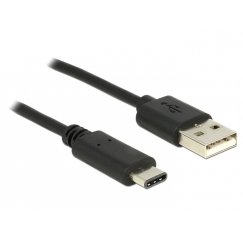 DeLOCK 83600 USB-kaabel USB 2.0 1 m USB C USB A Must