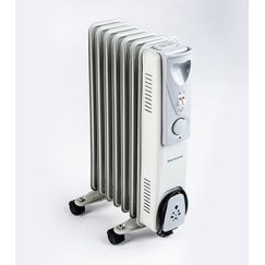 Ravanson OH-07 elektrinis patalpų šildytuvas Vidaus Pilka 1500 W Tepalu užpildytas elektrinis šildytuvas