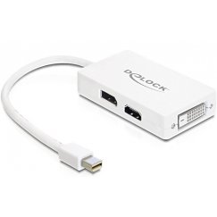 DeLOCK 0.16m DisplayPort/VGA + HDMI + DVI Mini DisplayPort VGA (D-Sub)+ HDMI + DVI White