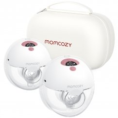 Momcozy M5 dubultā krūts sūknis sarkanā krāsā, 160 ml