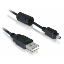 DeLOCK USB 1,83m USB-kaabel Must
