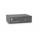 LevelOne FEP-0812 verkkokytkin Fast Ethernet (10/100) Power over Ethernet -tuki musta