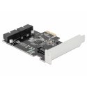 DeLOCK 90387 interface cards/adapter Internal USB 3.2 Gen 1 (3.1 Gen 1) DeLOCK 90387 interface cards/adapter Internal USB 3.2 Gen 1 (3.1 Gen 1)
