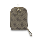 Guess Crossbody Strap PU 4G Metal Logo + Purse Brown
