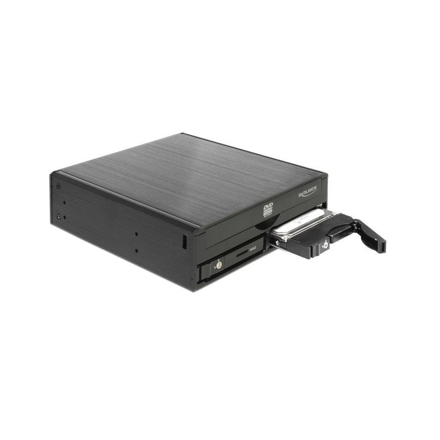DeLOCK 47230 ODD enclosure 13.3 cm (5.25") SATA III Black