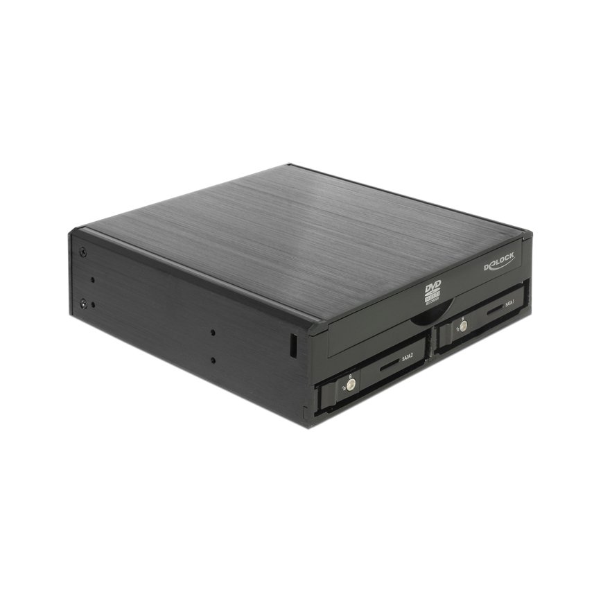 DeLOCK 47230 ODD-ümbris 13,3 cm (5.25") SATA III Must – 2