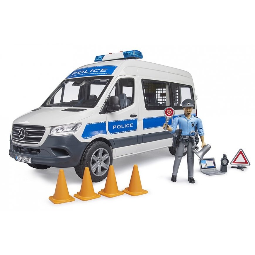 BRUDER MB Sprinter Police emergency vehicle with Light & Sound Module – 2