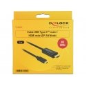 DeLOCK 85290 videokaapeli-adapteri 1 m USB Type-C HDMI musta DeLOCK 85290 videokaapeli-adapteri 1 m USB Type-C HDMI musta