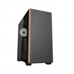 Darkflash DS900WS ATX-tietokonekotelo ilman tuulettimia (Musta)