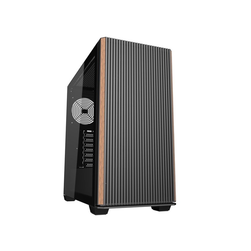 Darkflash DS900WS ATX datora korpuss bez ventilatoriem (melns)
