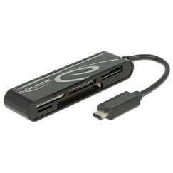 DeLOCK 91739 kaardilugeja USB 2.0 Must
